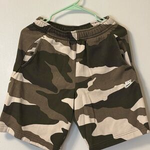 Nike Green and Brown Shorts